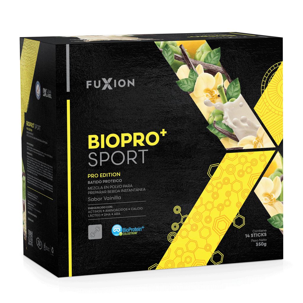 BIOPRO+ SPORT Fuxion - Batido de proteínas para ganar masa muscular