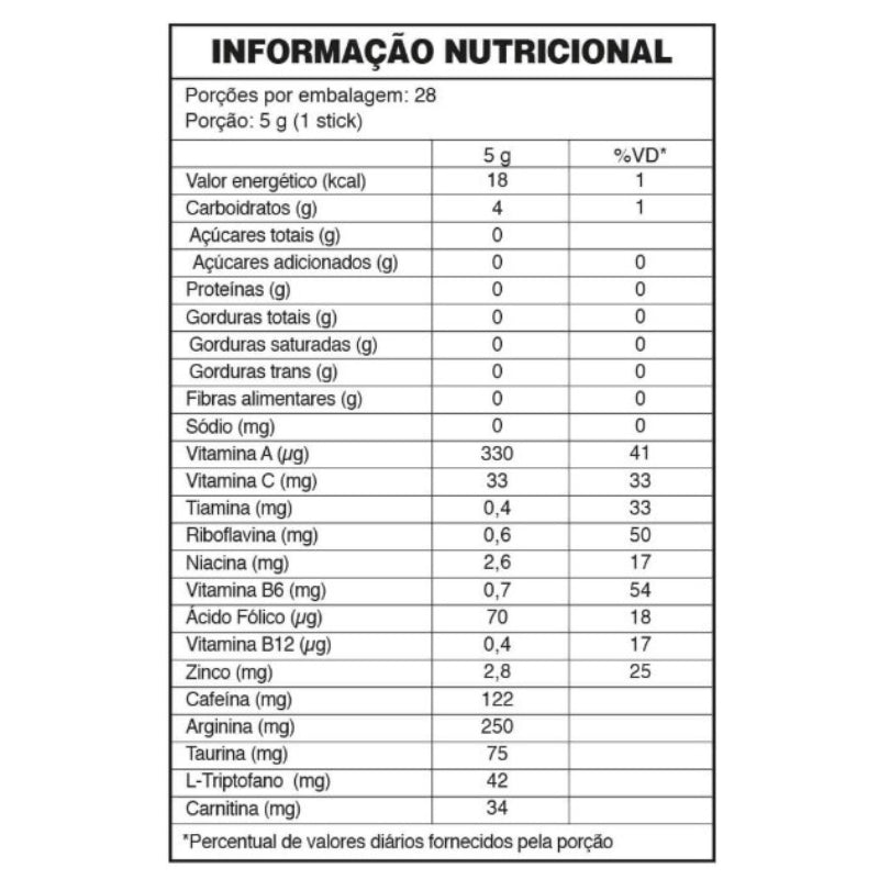 VITA XTRA T+ FuXion Brasil - Bebida Energética e Antioxidante