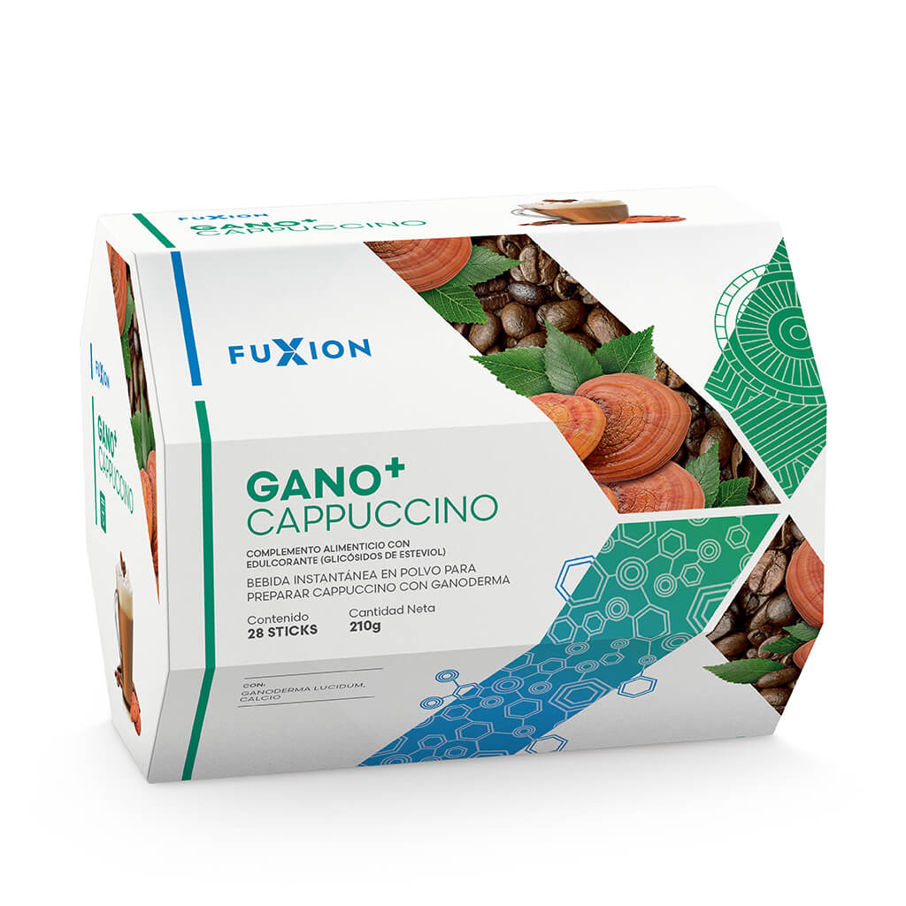 GANO+ CAPPUCCINO FuXion - Café con Ganoderma y Micronutrientes