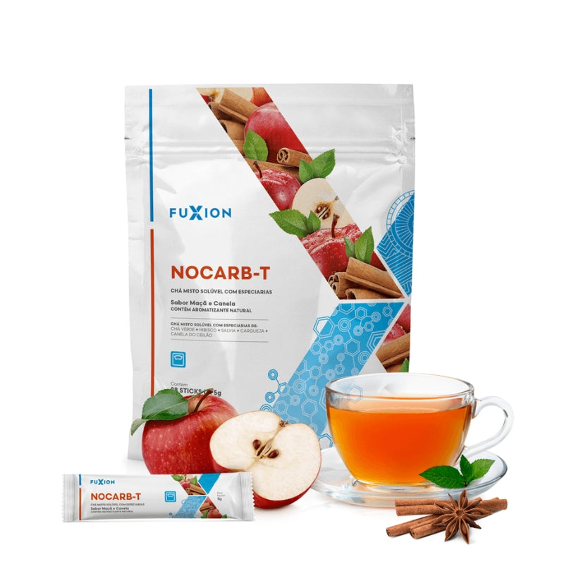 NOCARB-T FuXion Brasil - Chá para emagrecer, controle de carboidratos e glicose