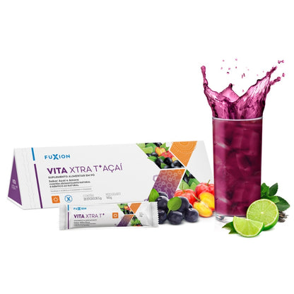 VITA XTRA T+ FuXion Brasil - Bebida Energética e Antioxidante